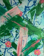 "Cistus 5" by Anura ThamardtAcrylic on CanvasDimension: 40 x 50 cmPrice: $1,200